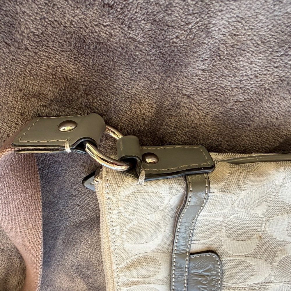 Coach Gray Crossbody with Signature 'C' Print - Picture 10 of 10